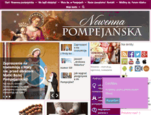 Tablet Screenshot of pompejanska.rosemaria.pl